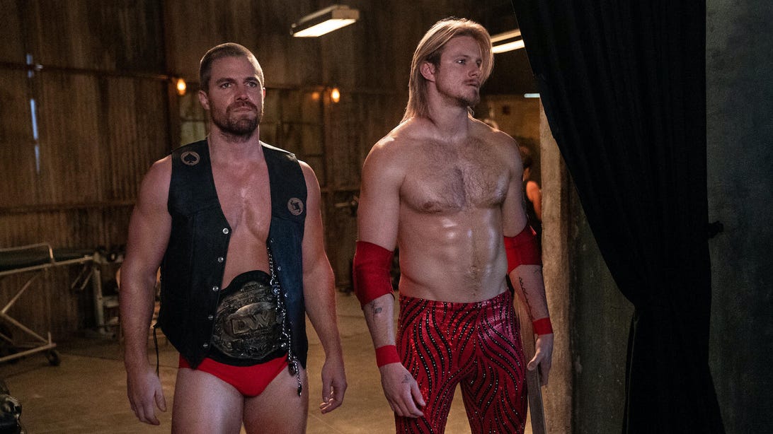 Stephen Amell and Alexander Ludwig, Heels
